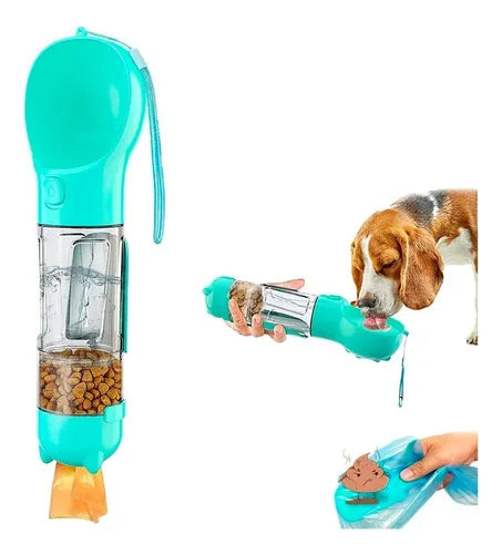 Botella De Agua Para Mascota 4 en1